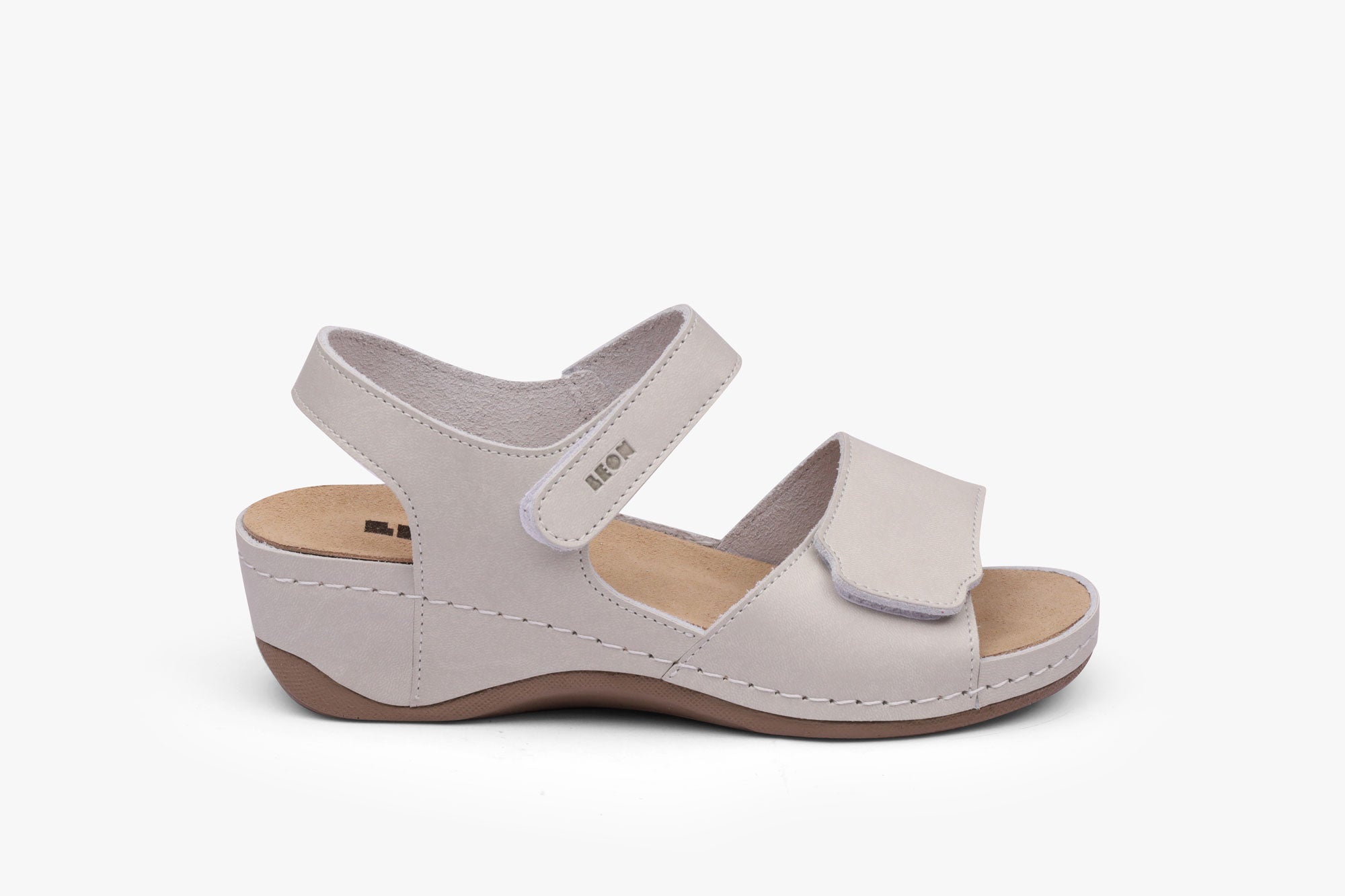 Aurora V dame Læder sandal - råhvid