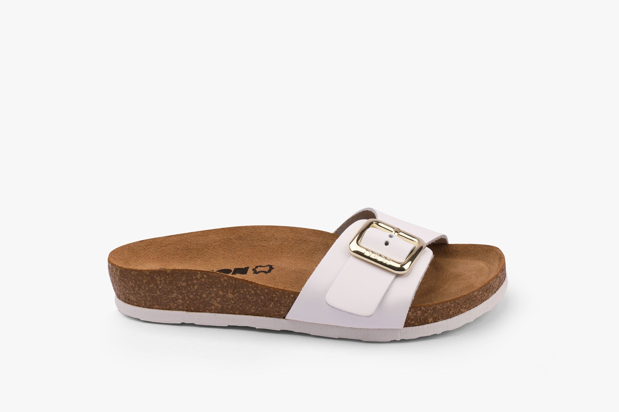 Mia dame læder sandal - hvid