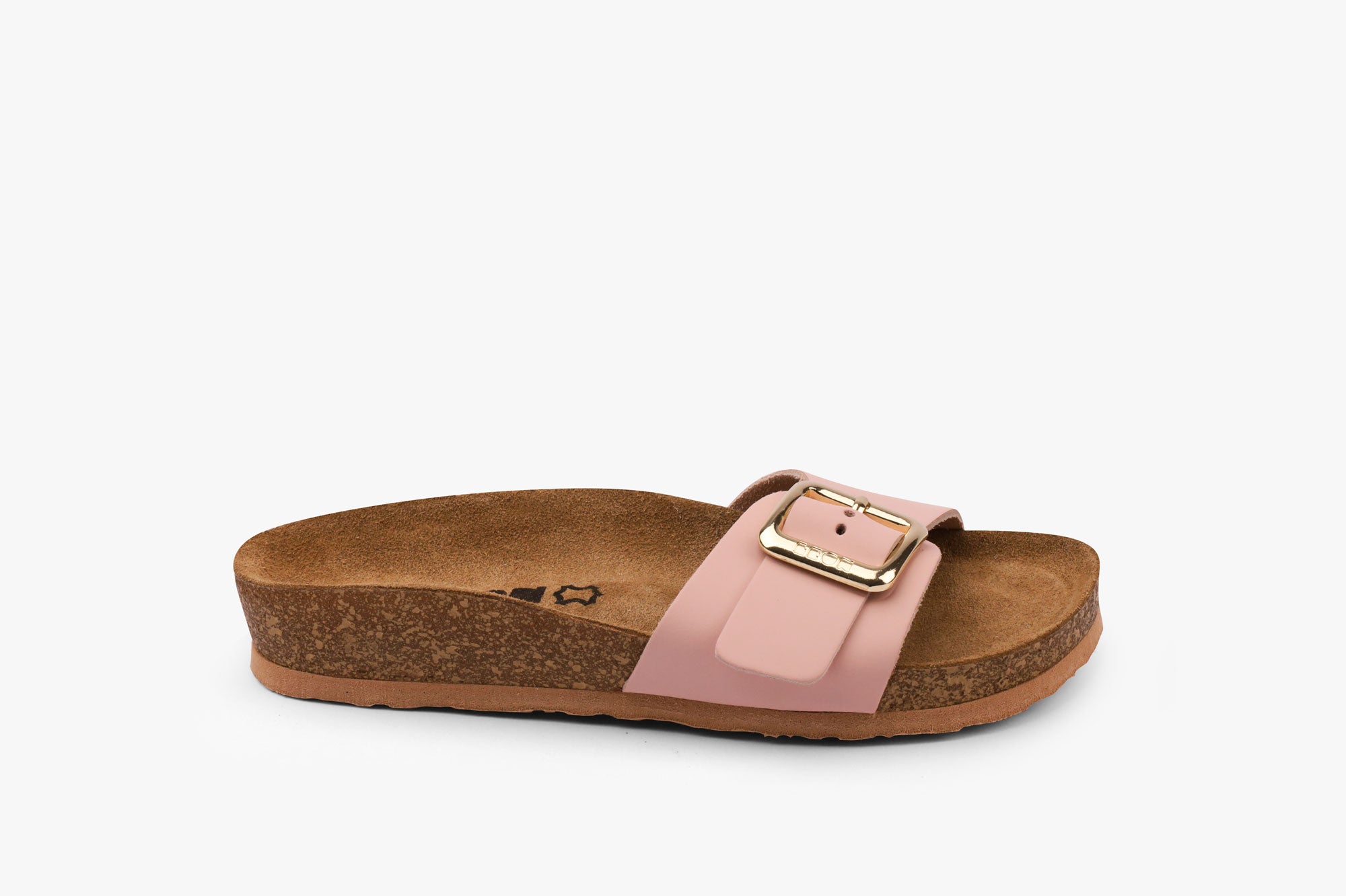 Mia dame læder sandal - lyserød