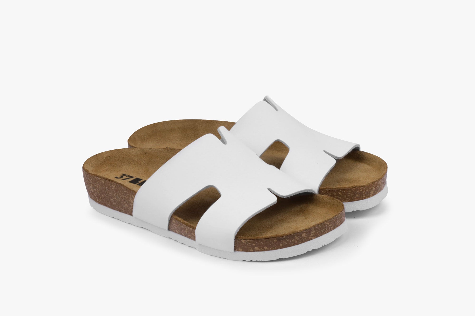 Liora dame læder sandaler - hvid