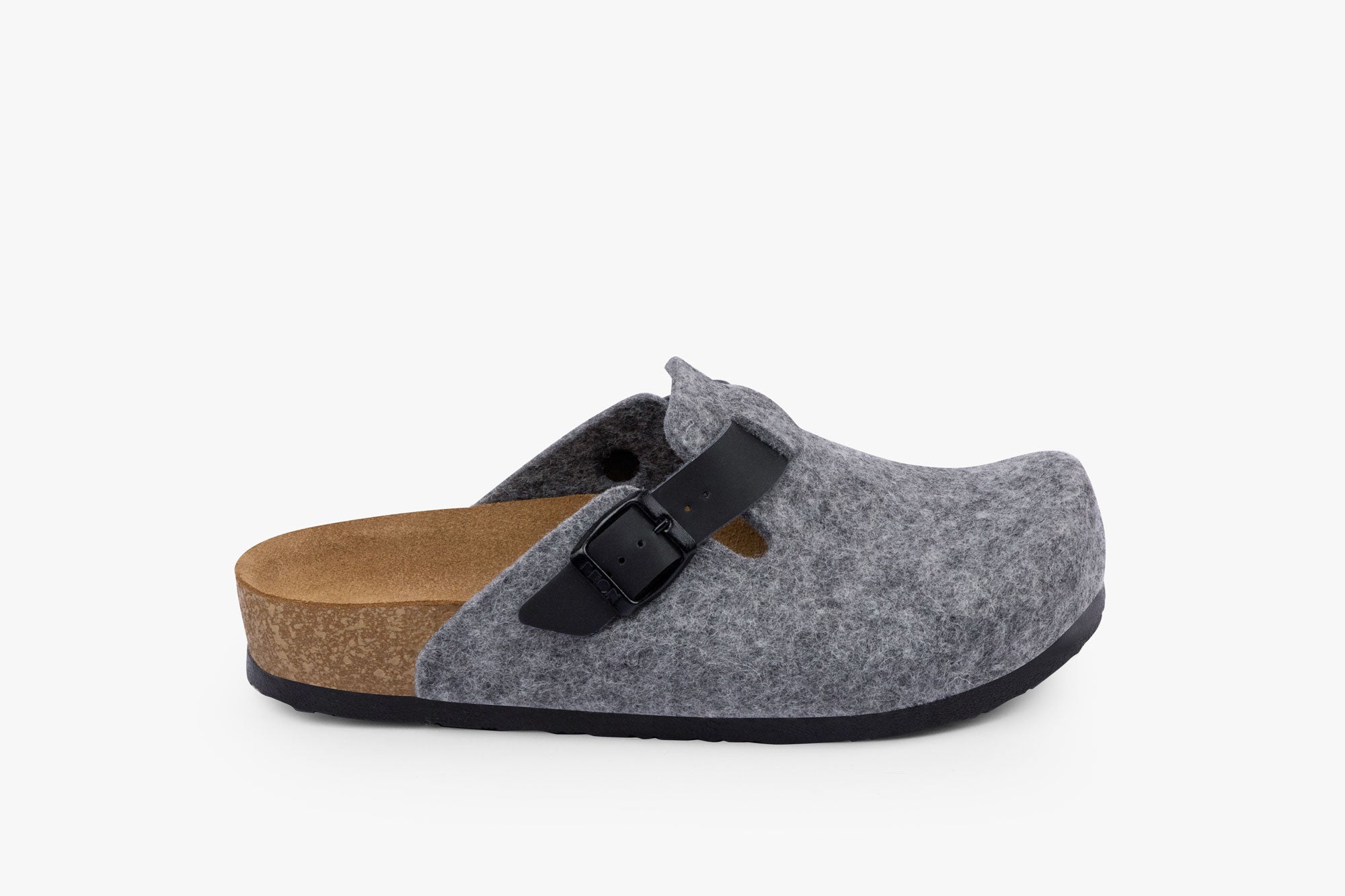 Dame Hjemmesko - Grå Uldfilt