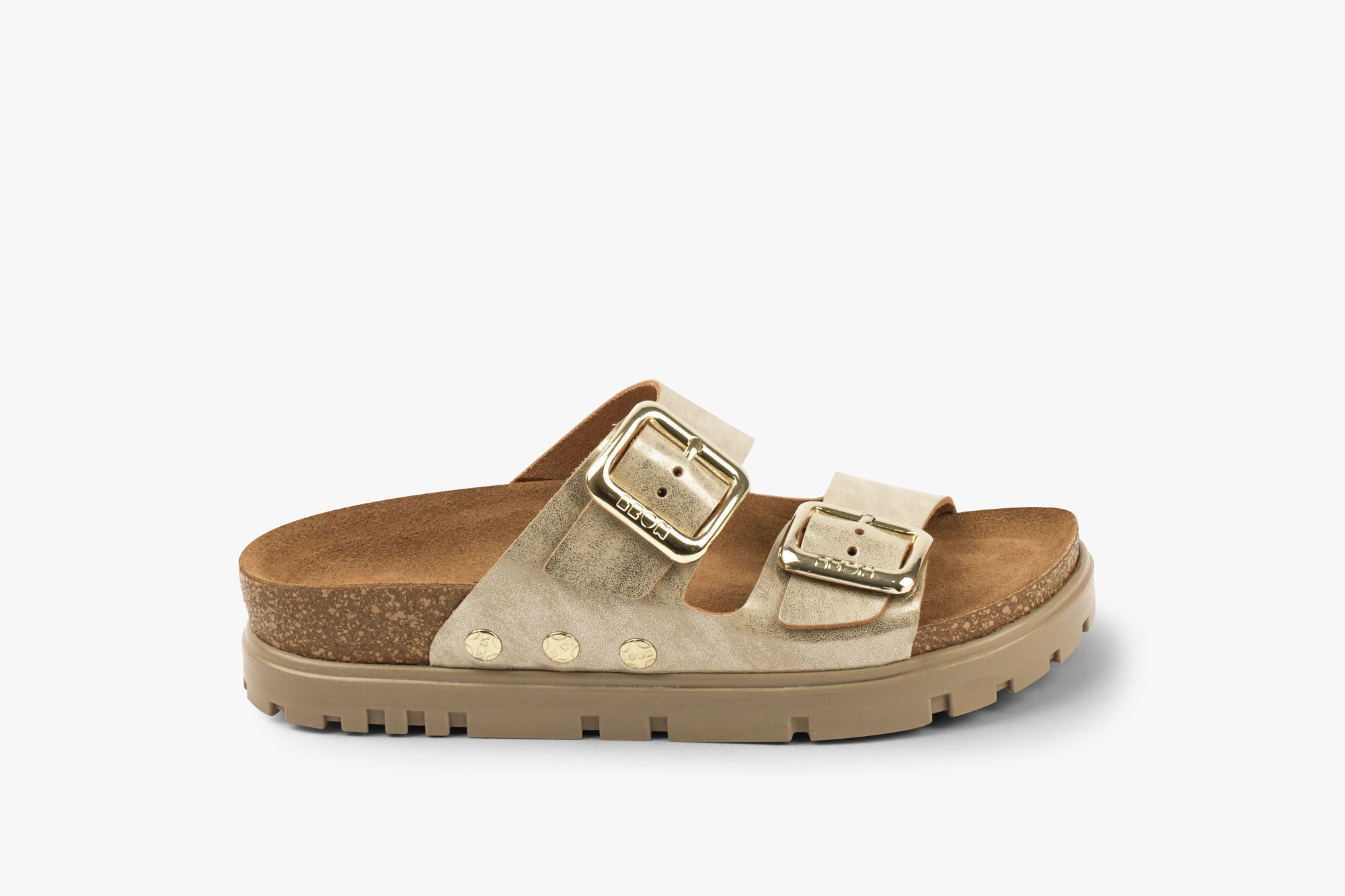 Portofino I dame læder sandaler - guld