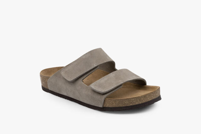 Ridge herre læder sandal - brun