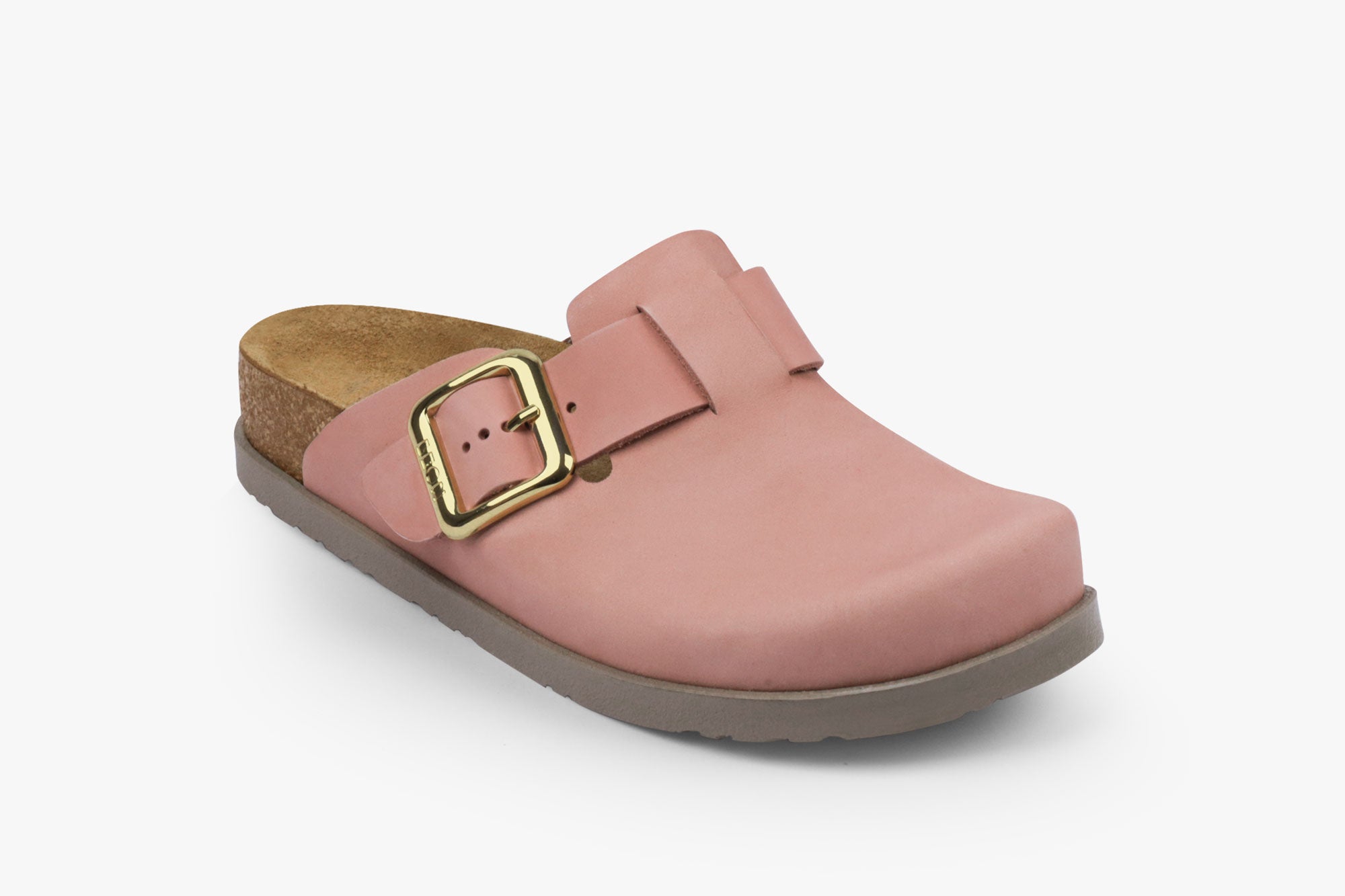 Zira II dame læder clogs - rosa
