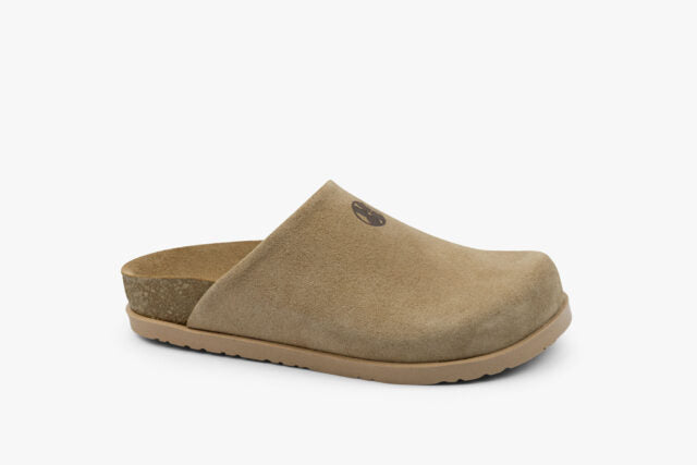 Monolith dame læder clogs - beige
