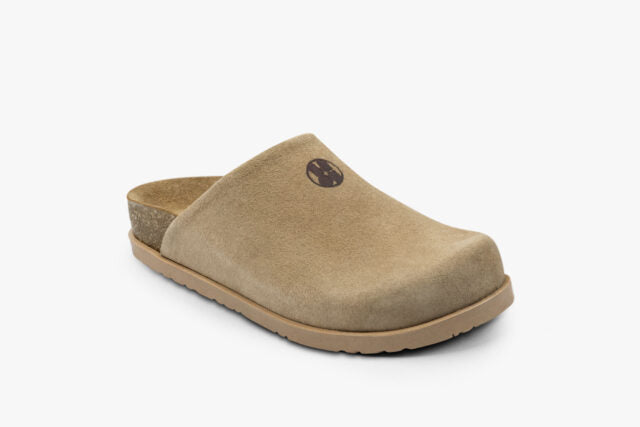 Monolith dame læder clogs - beige