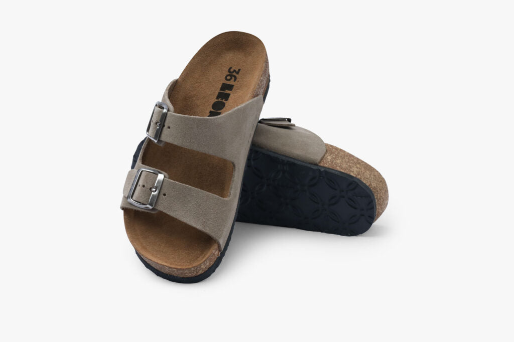 Anna Sandaler - Grå Ruskind