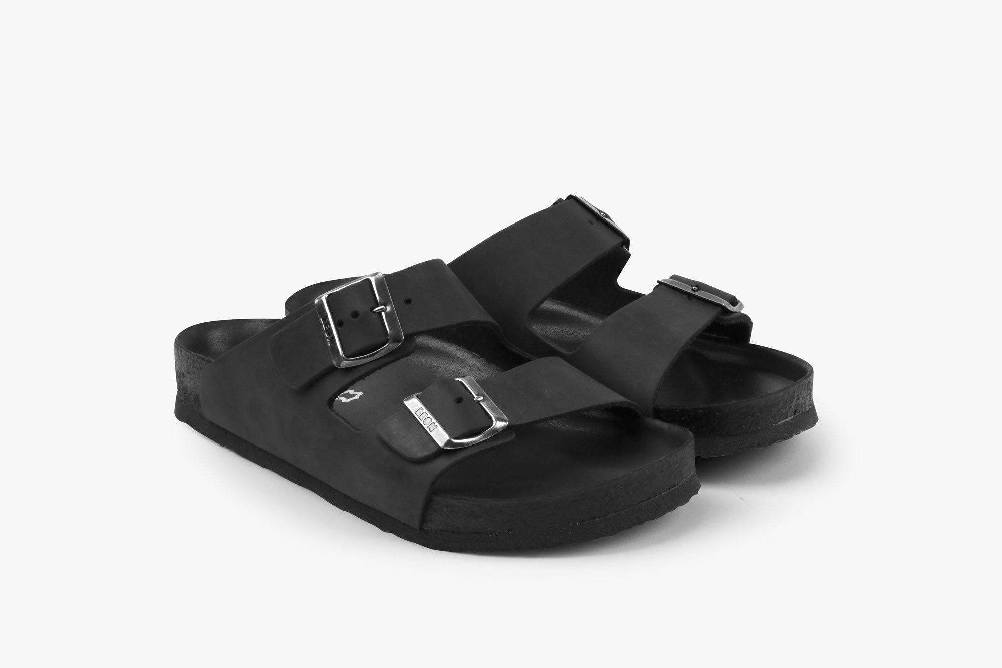 Crazy herre læder sandaler - sort