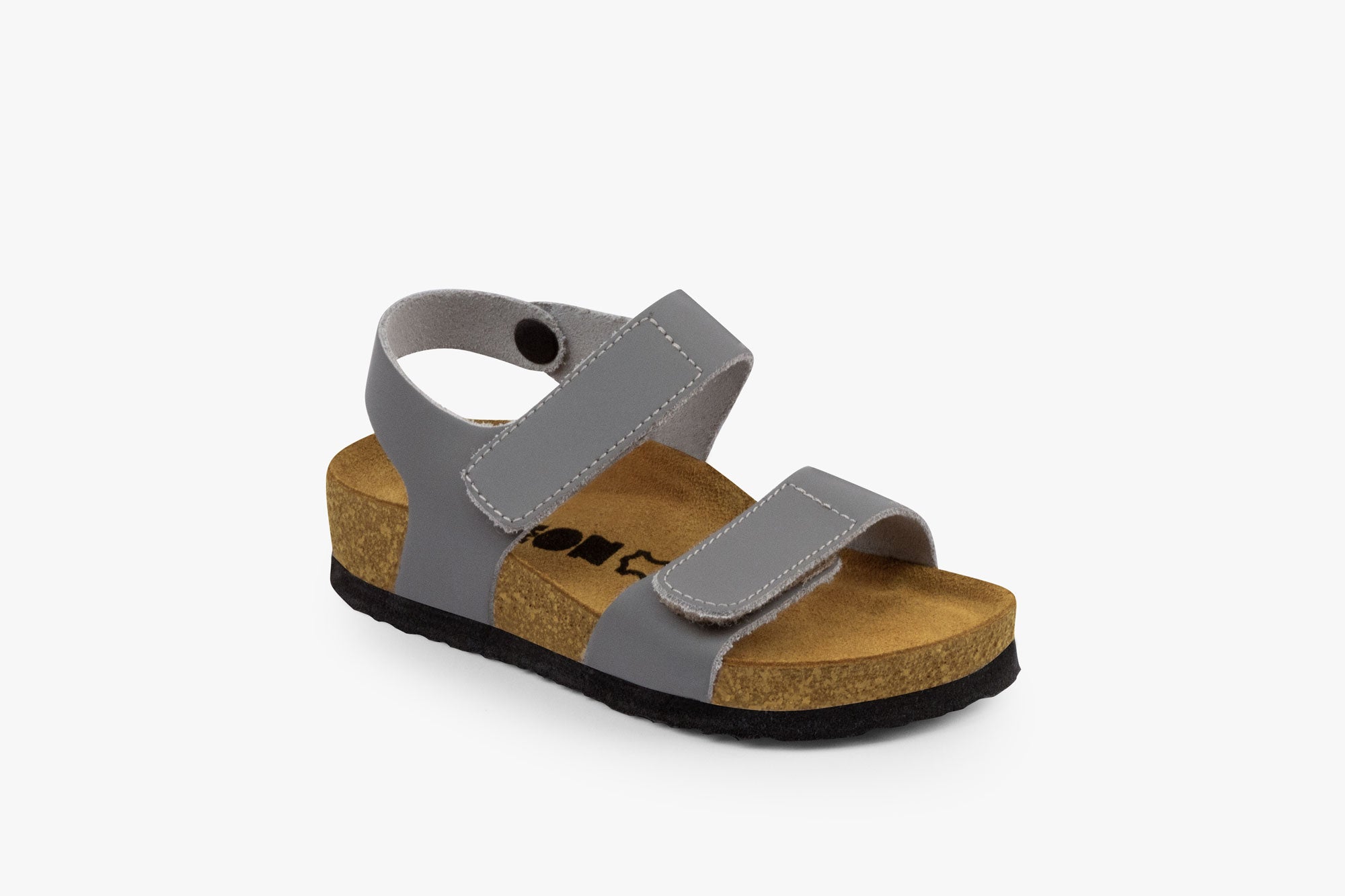 Kai børne læder sandal - grå