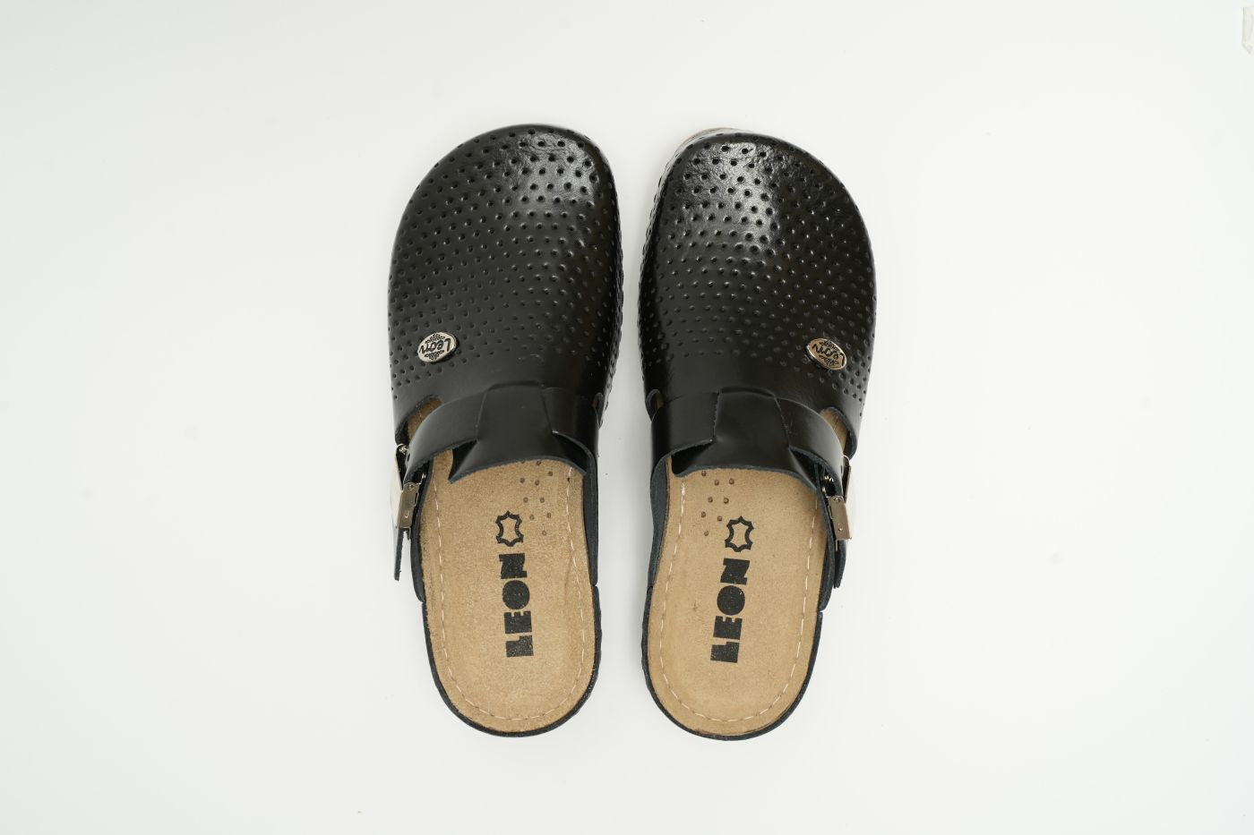 Lana Læder Clogs - Sort