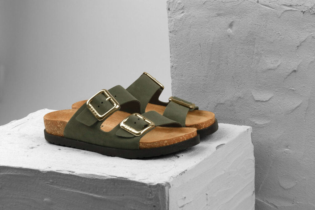 Siena I Sandaler - Grøn