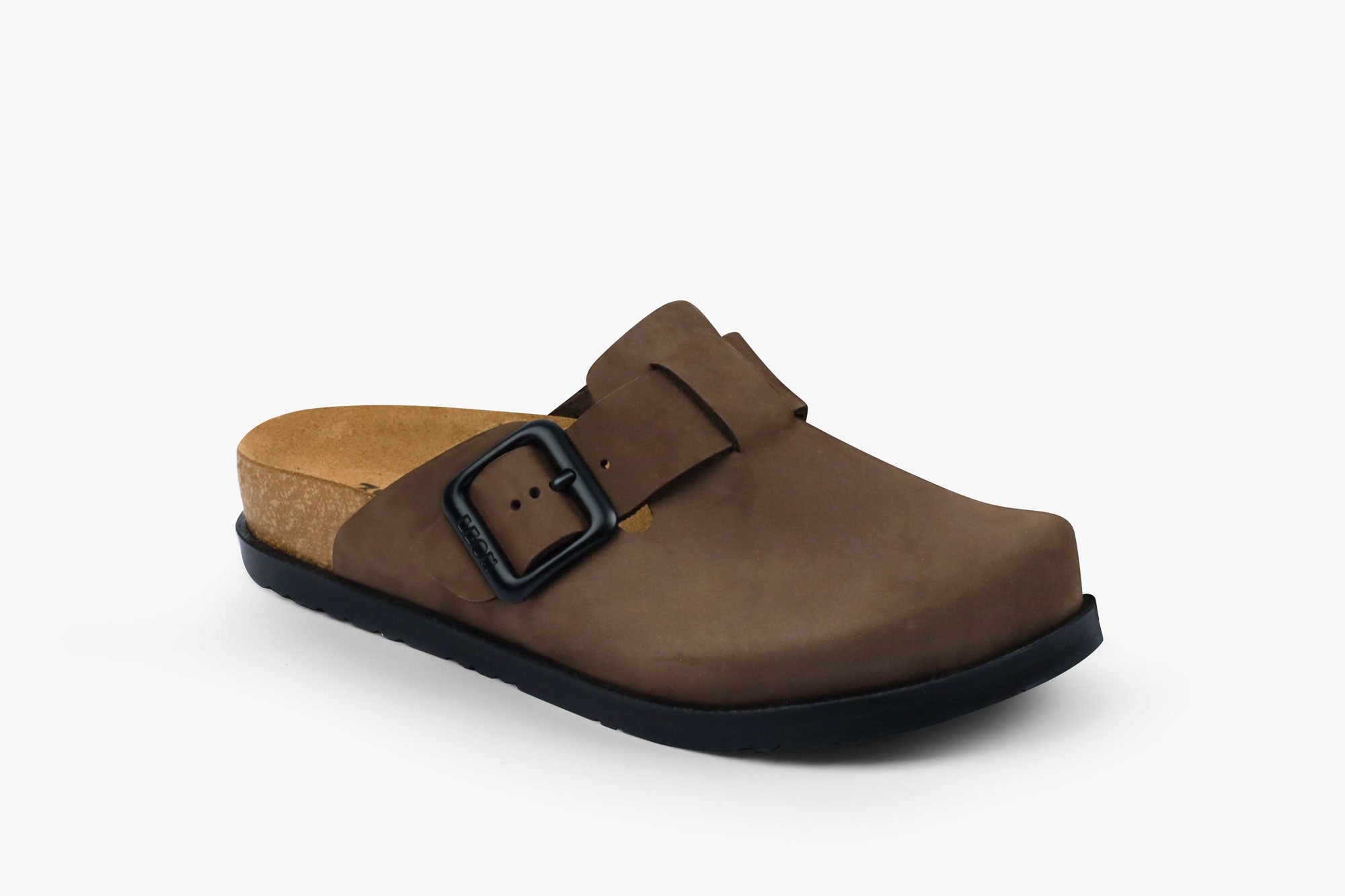 Zira II dame læder clogs - brun