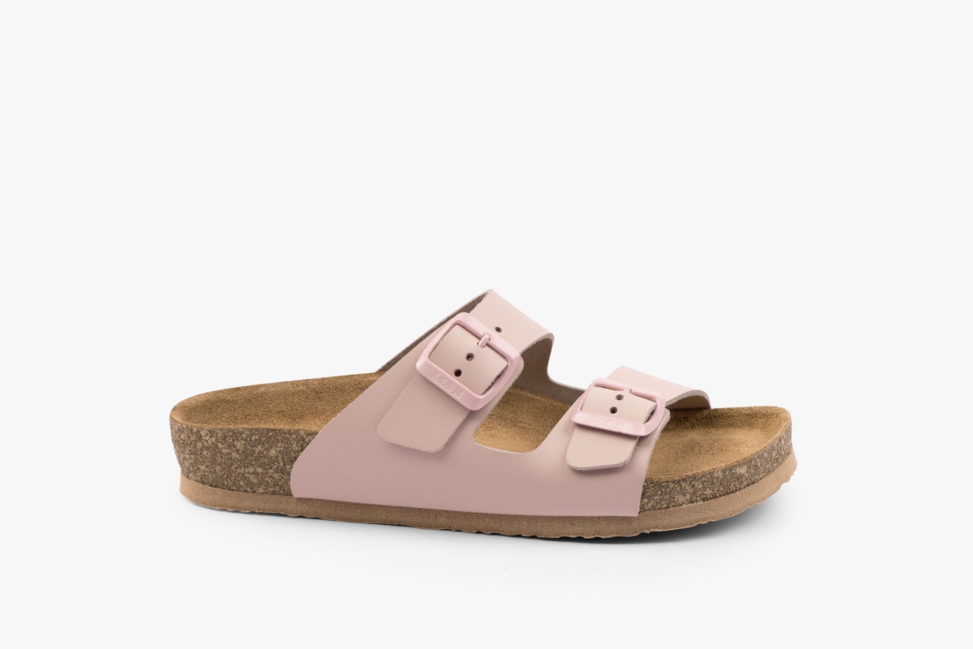 Anna dame læder sandaler - lyserød