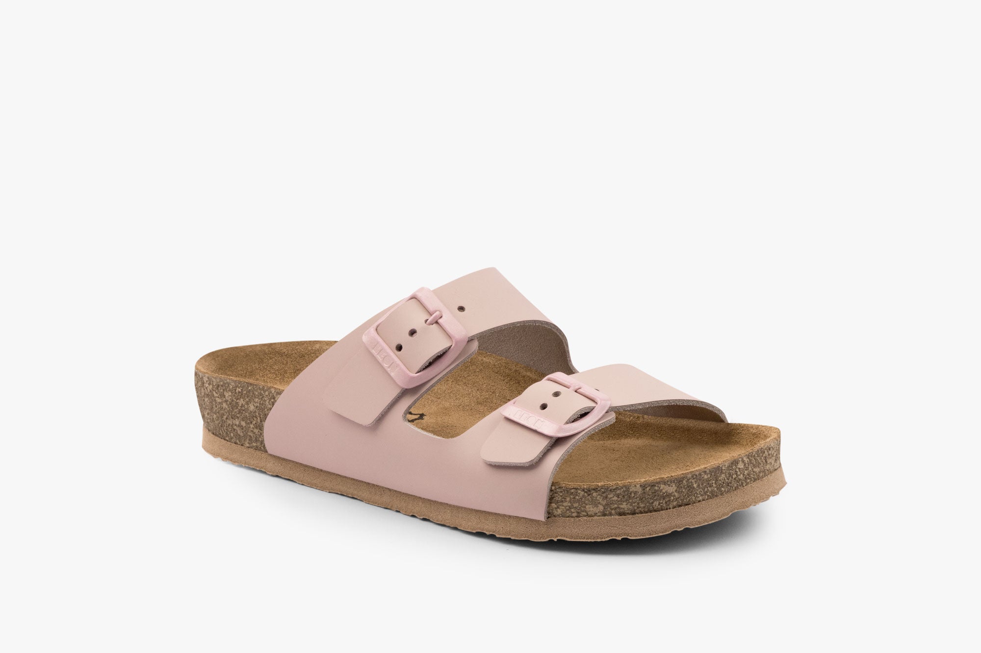 Anna dame læder sandaler - lyserød