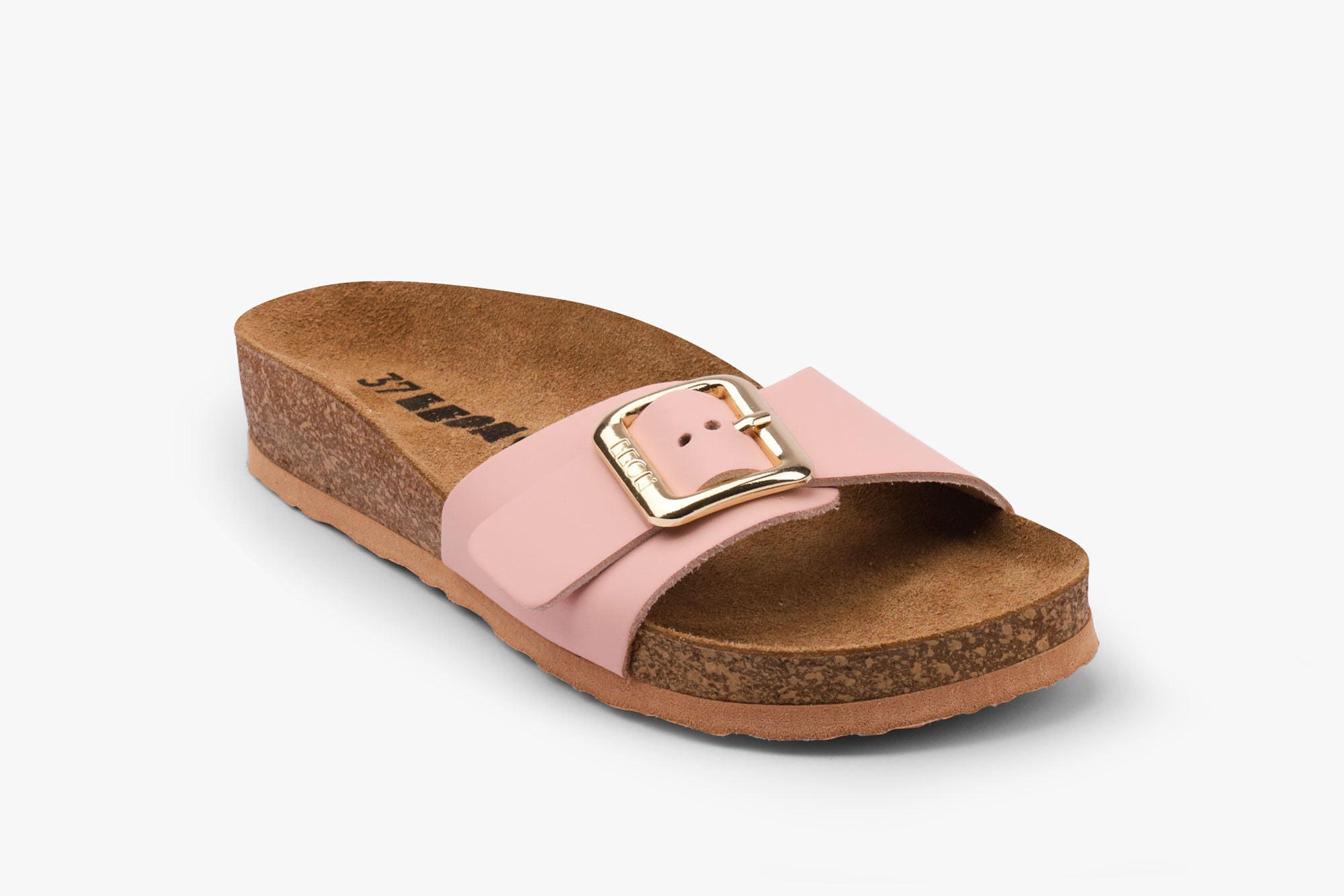 Mia dame læder sandal - lyserød