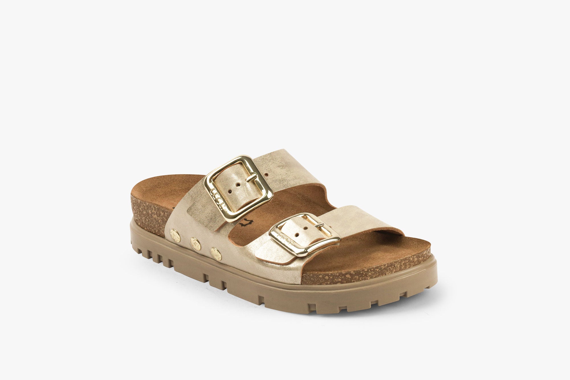 Portofino I dame læder sandaler - guld