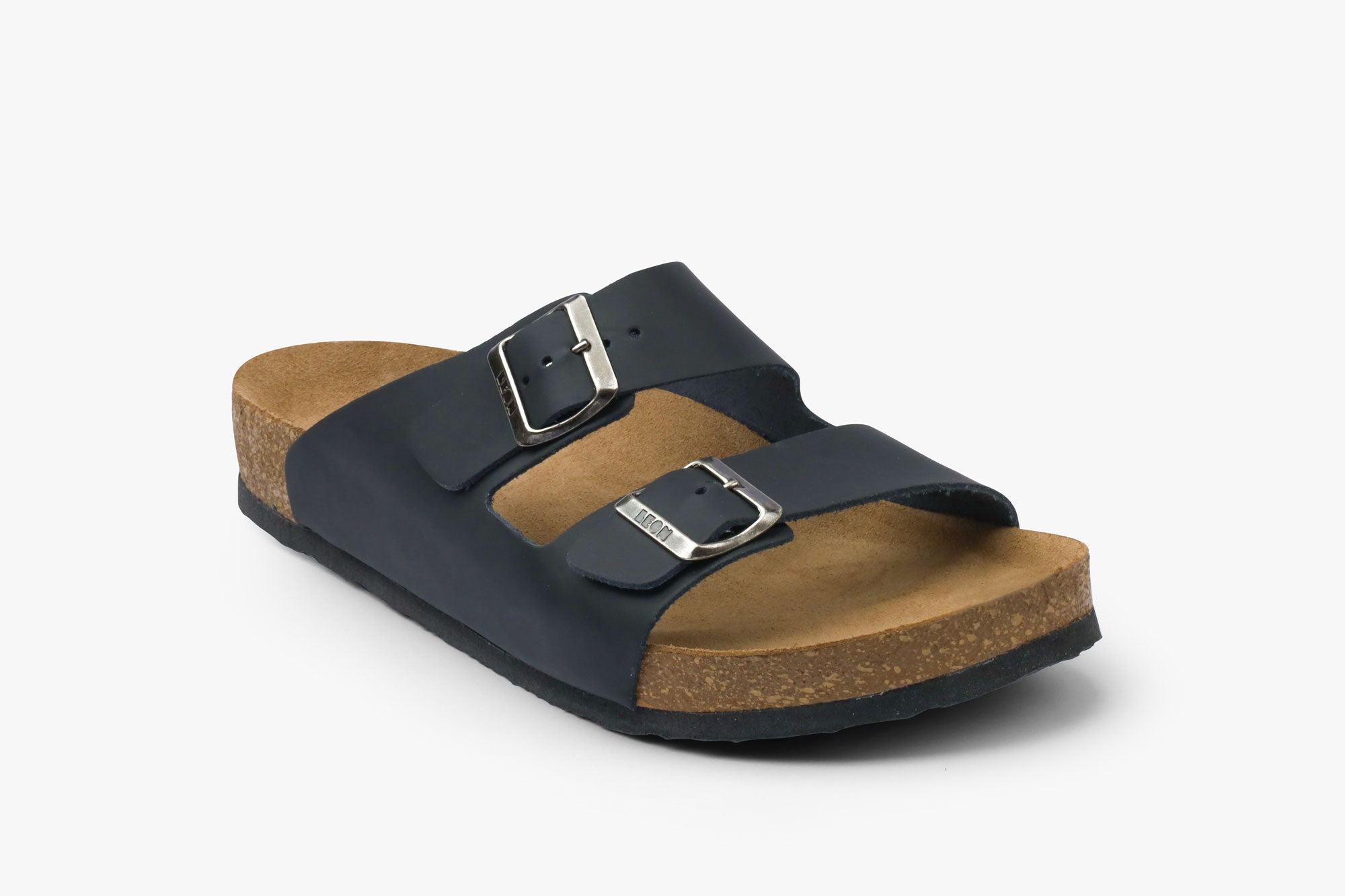 Kratos herre læder sandaler - sort