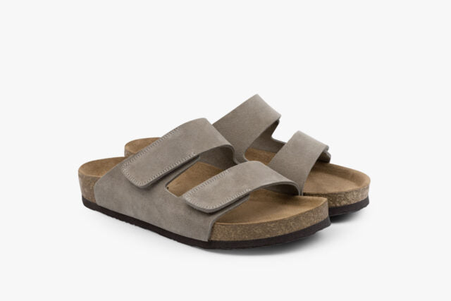 Ridge herre læder sandal - brun