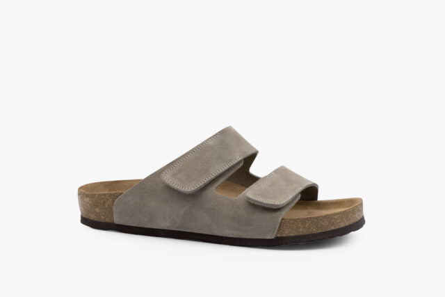 Ridge herre læder sandal - brun