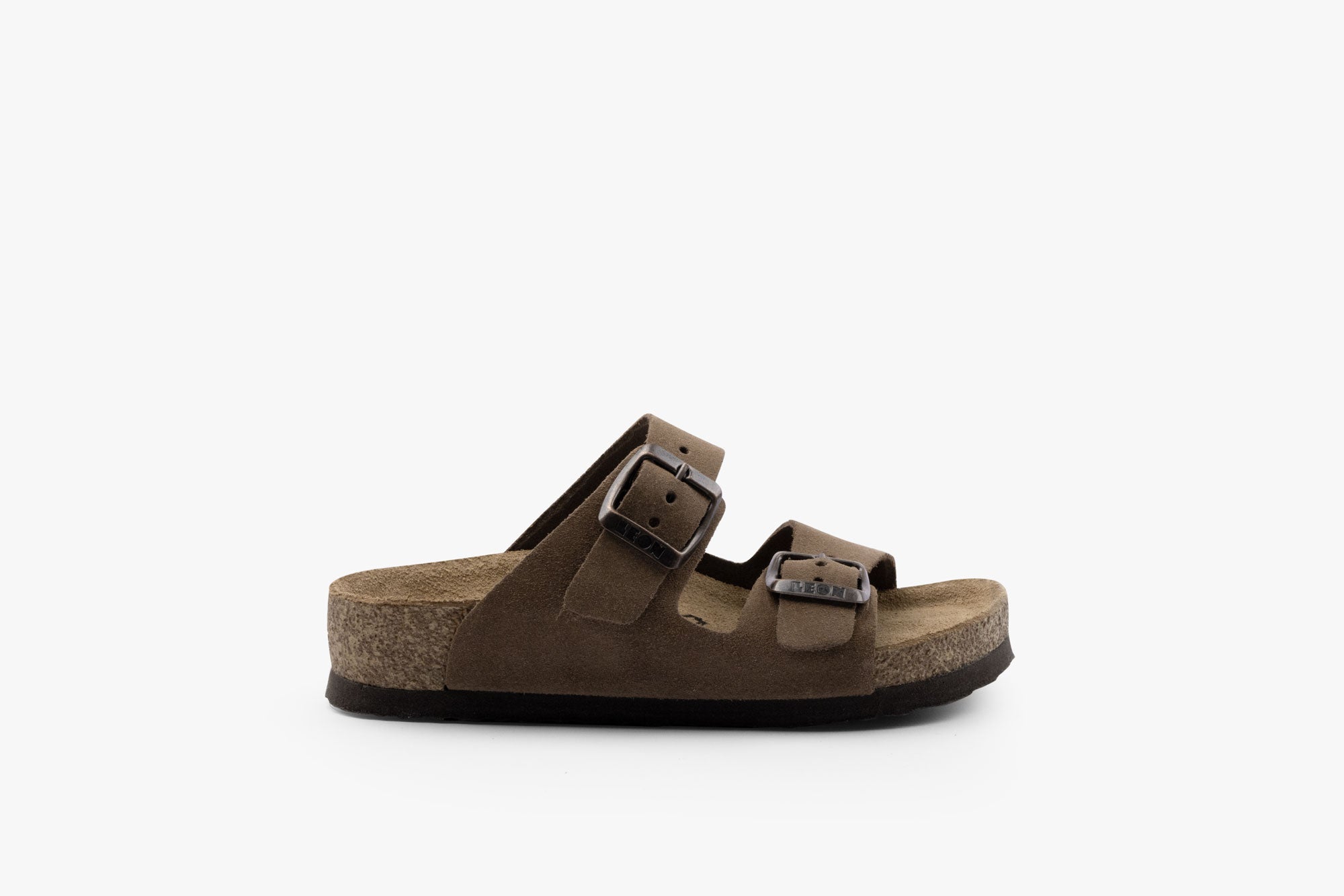 Nino børne sandal i ruskind - brun