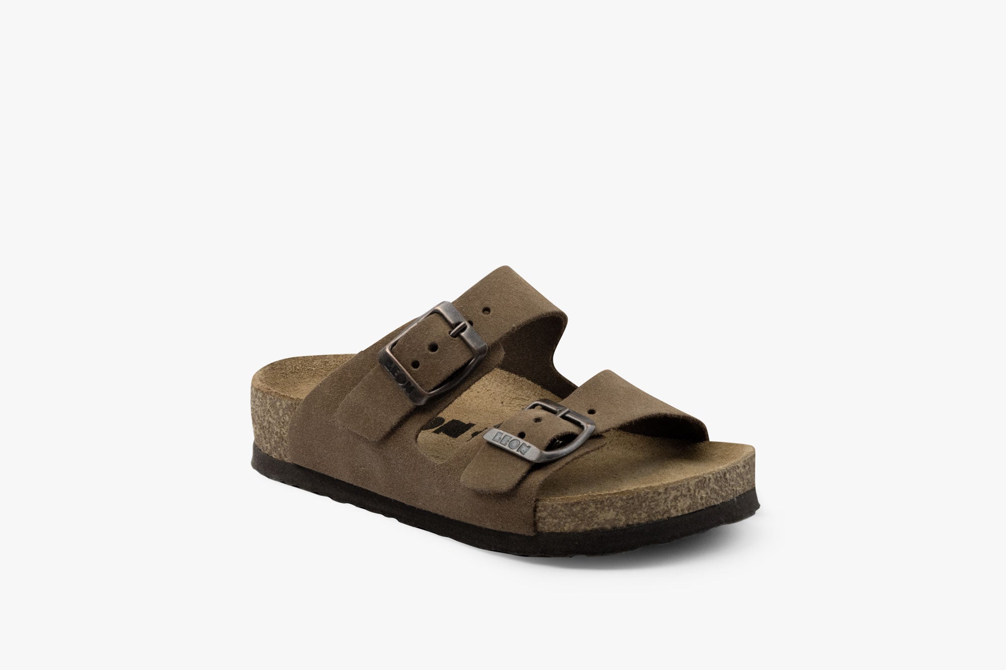 Nino børne sandal i ruskind - brun