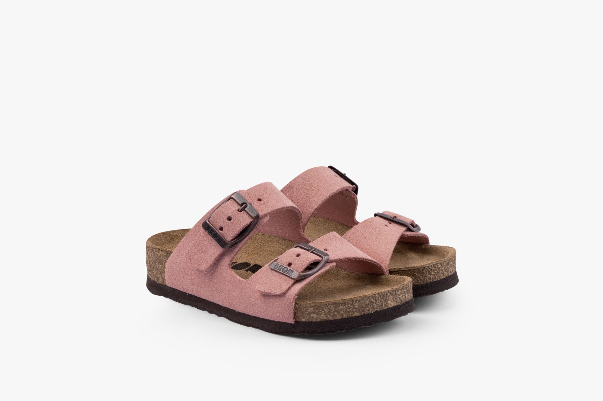 Nino børne sandal i ruskind - lyserød