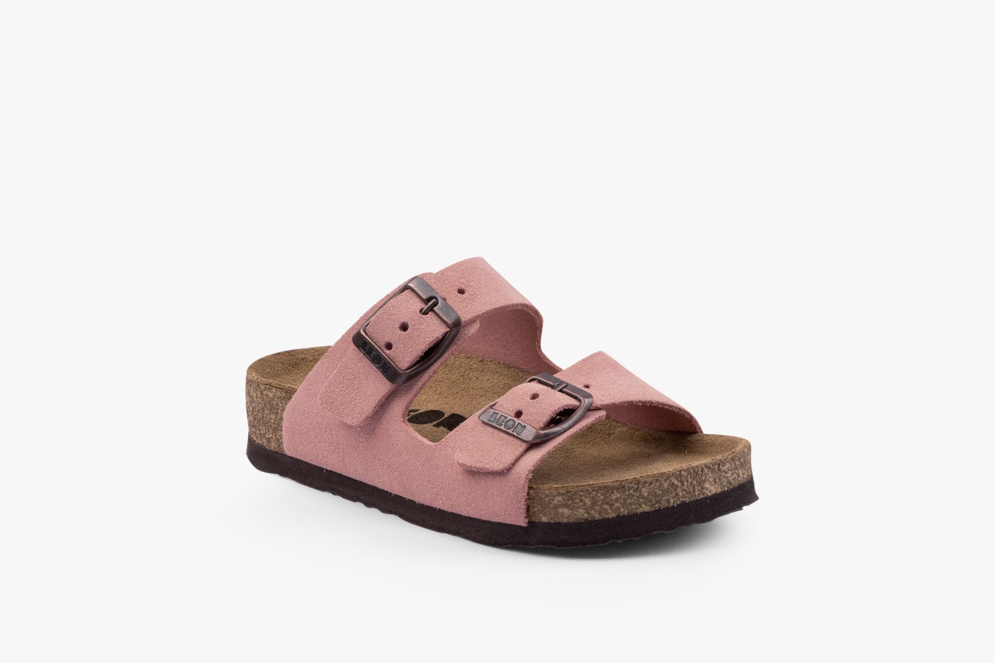 Nino børne sandal i ruskind - lyserød