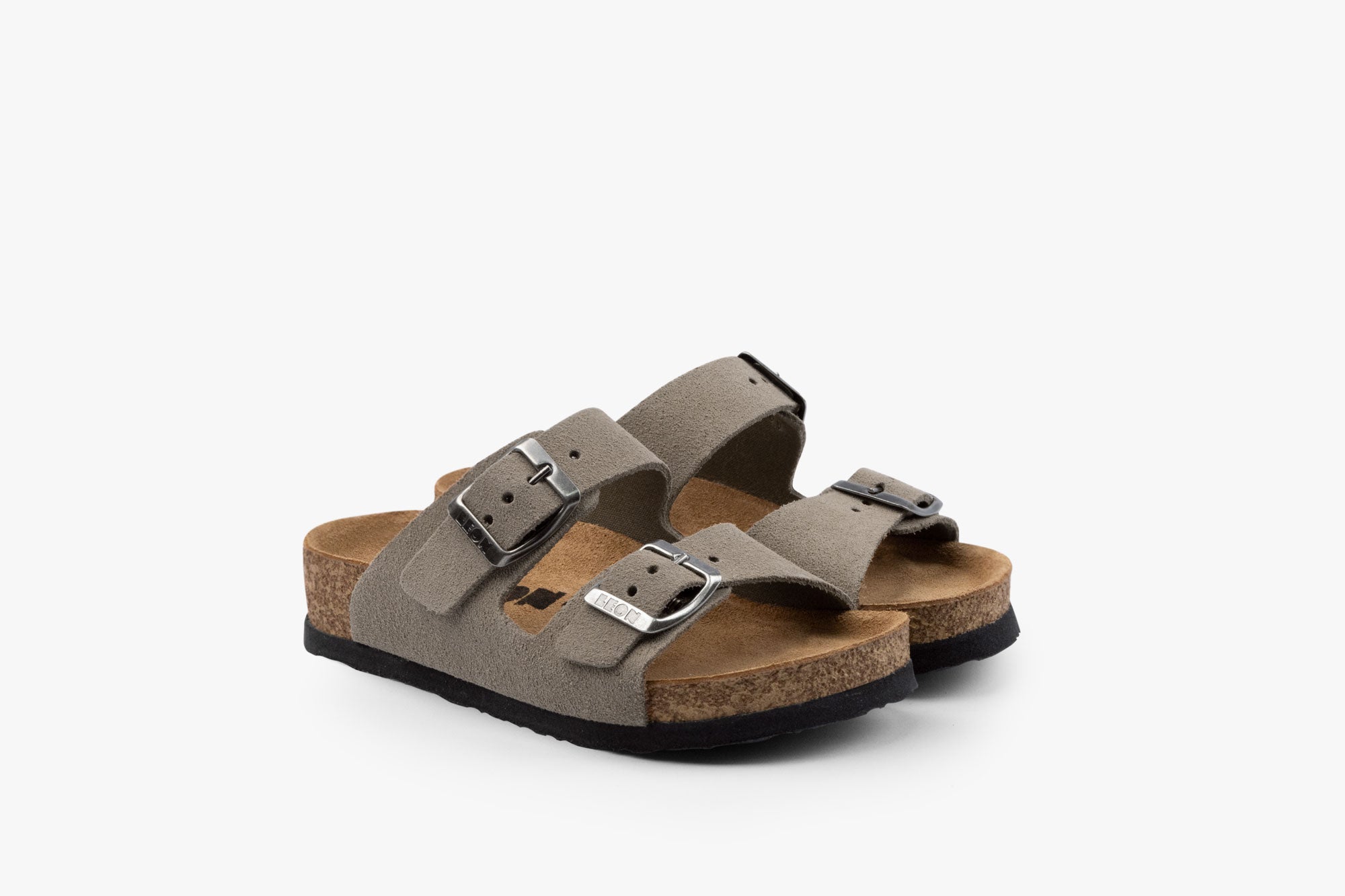 Nino børne sandal i ruskind - grå