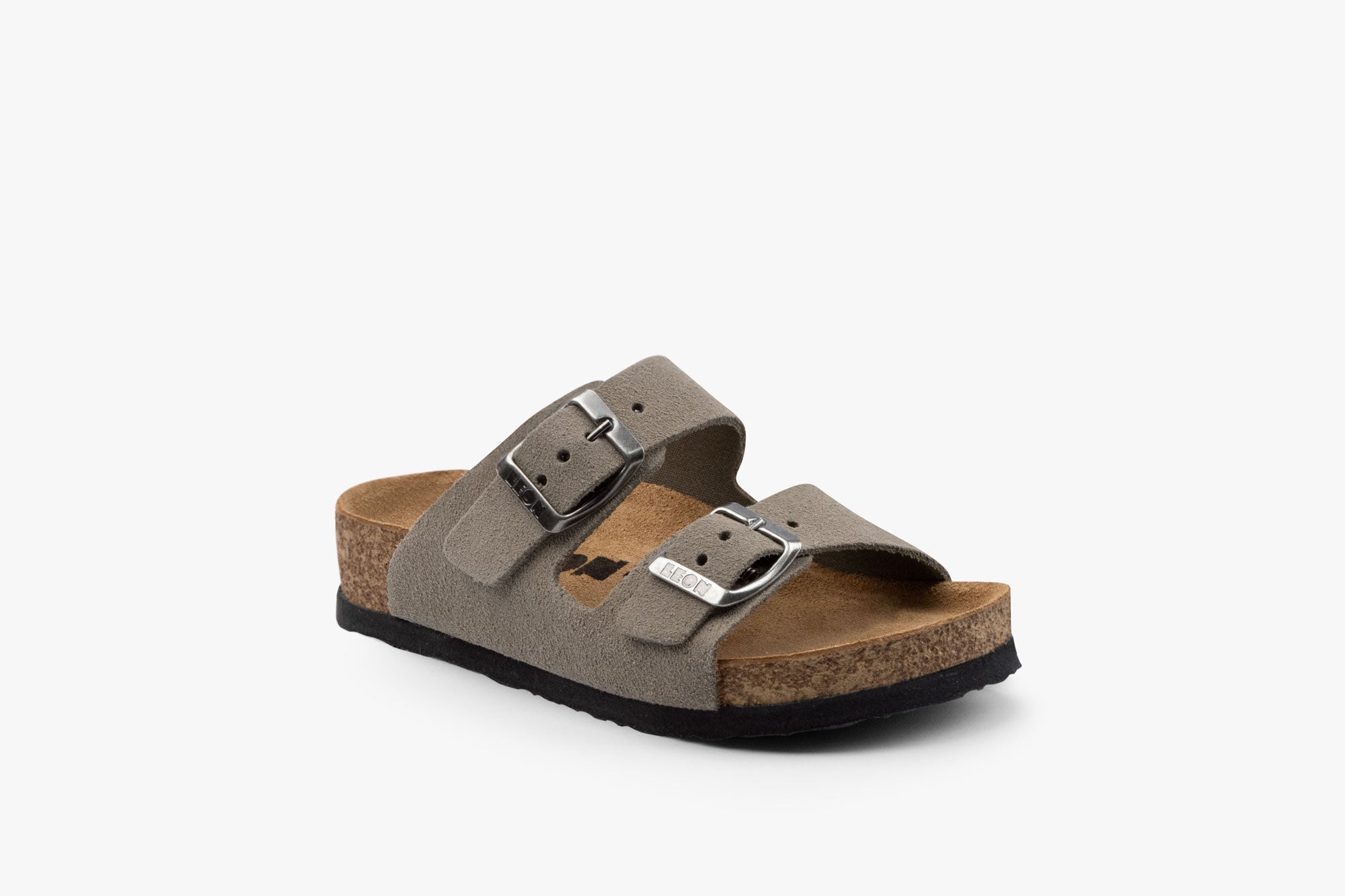 Nino børne sandal i ruskind - grå