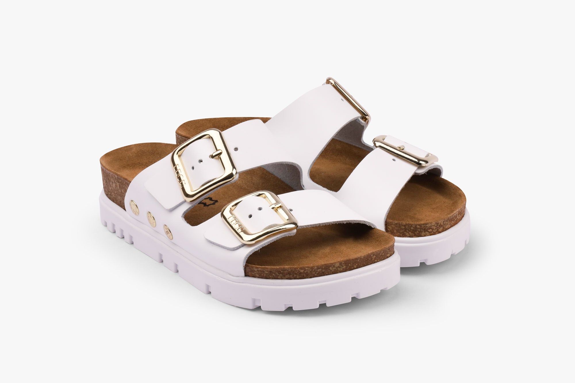 Portofino I dame læder sandaler - hvid