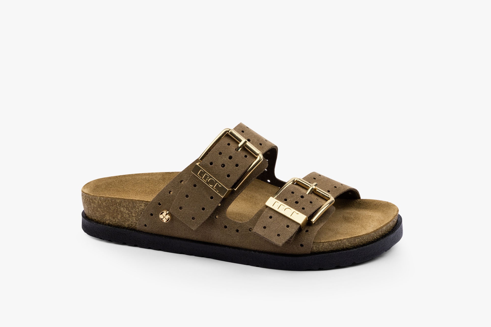 Halo dame læder sandal - brun