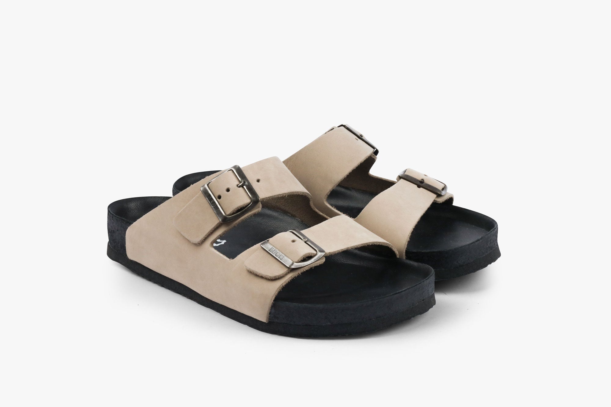 Crazy herre læder sandaler - beige