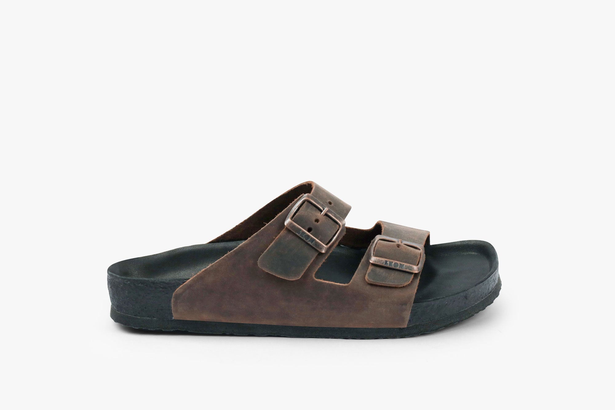 Crazy herre læder sandaler - brun