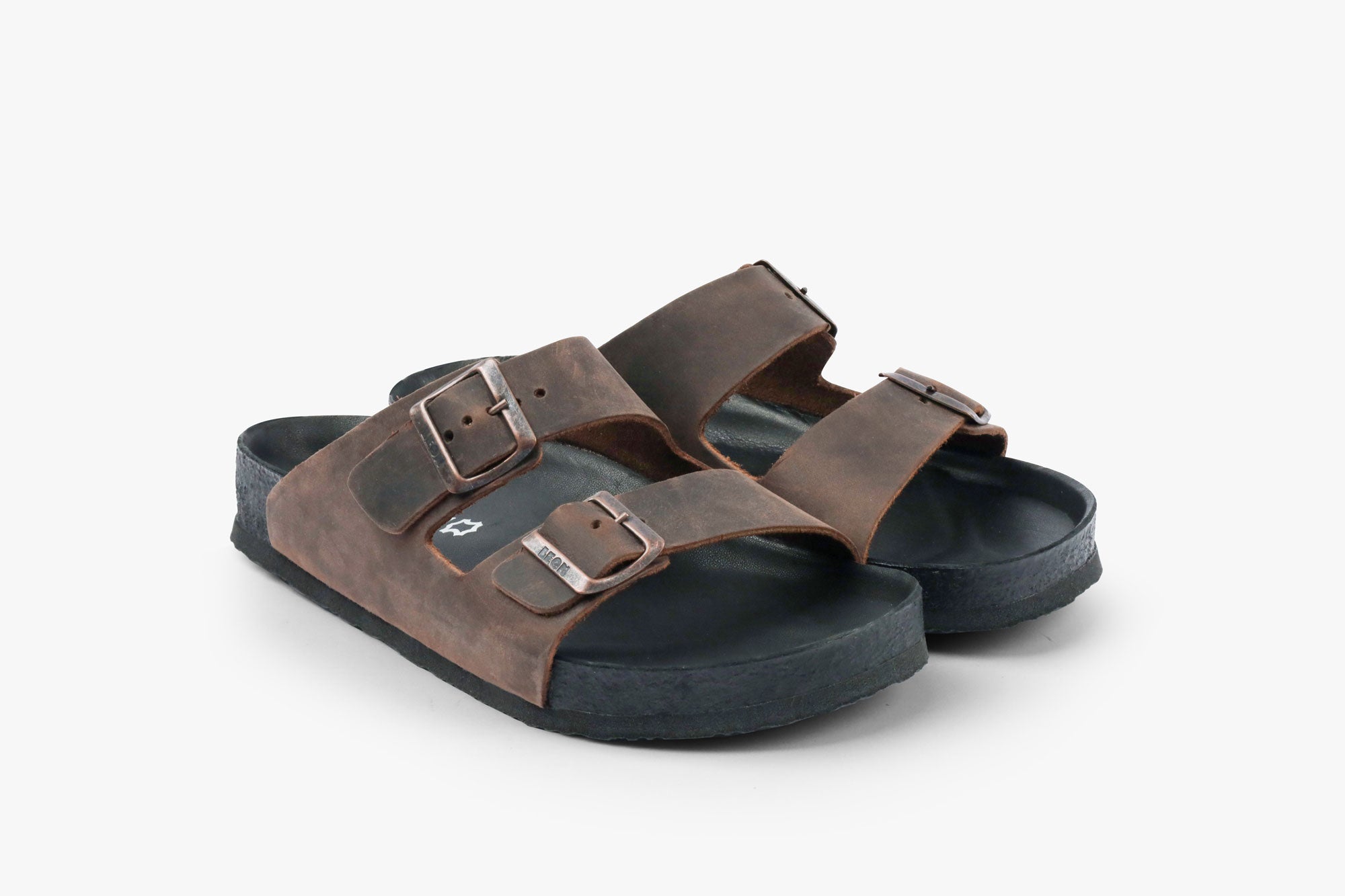 Crazy herre læder sandaler - brun