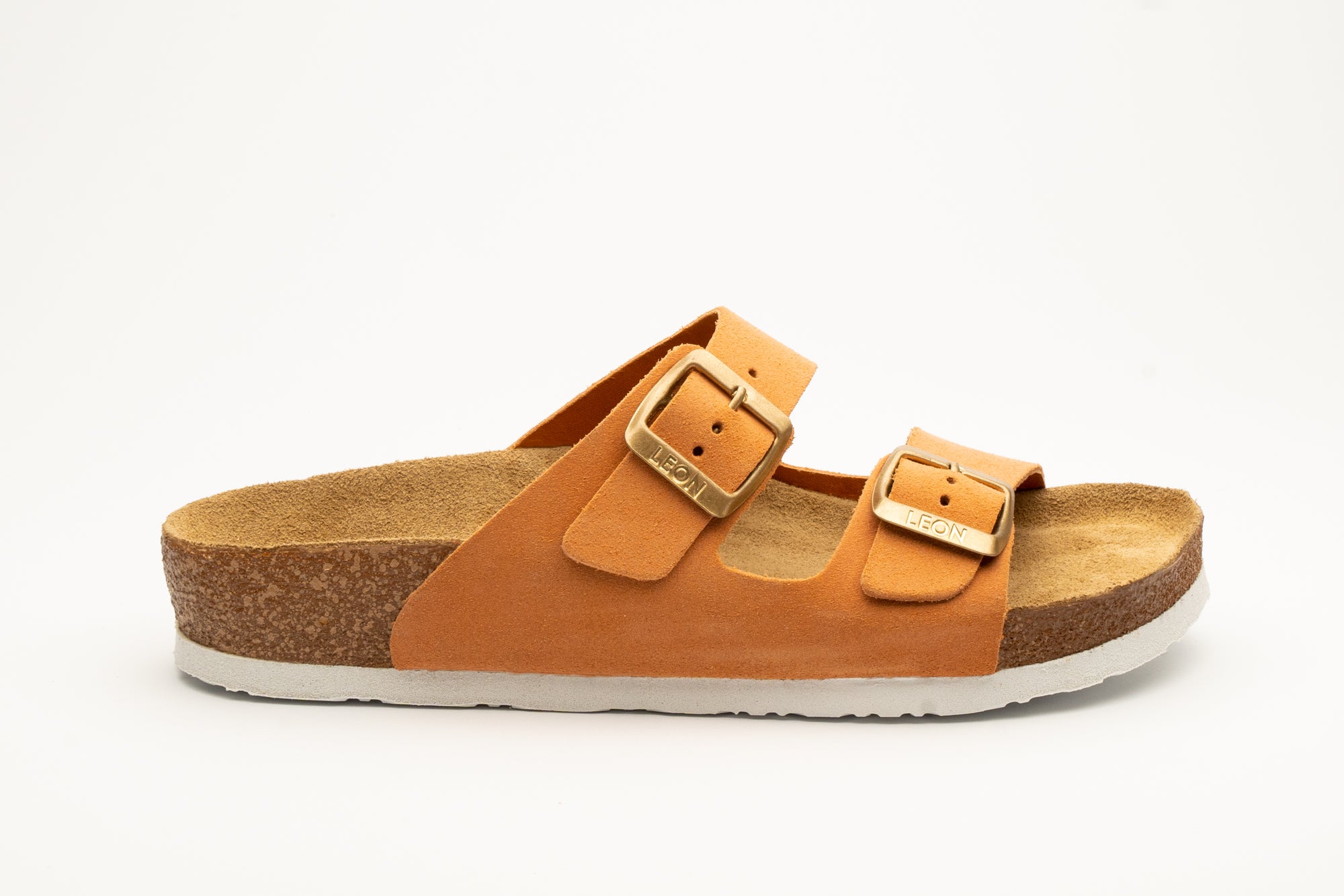 Anna dame sandaler i ruskind - orange