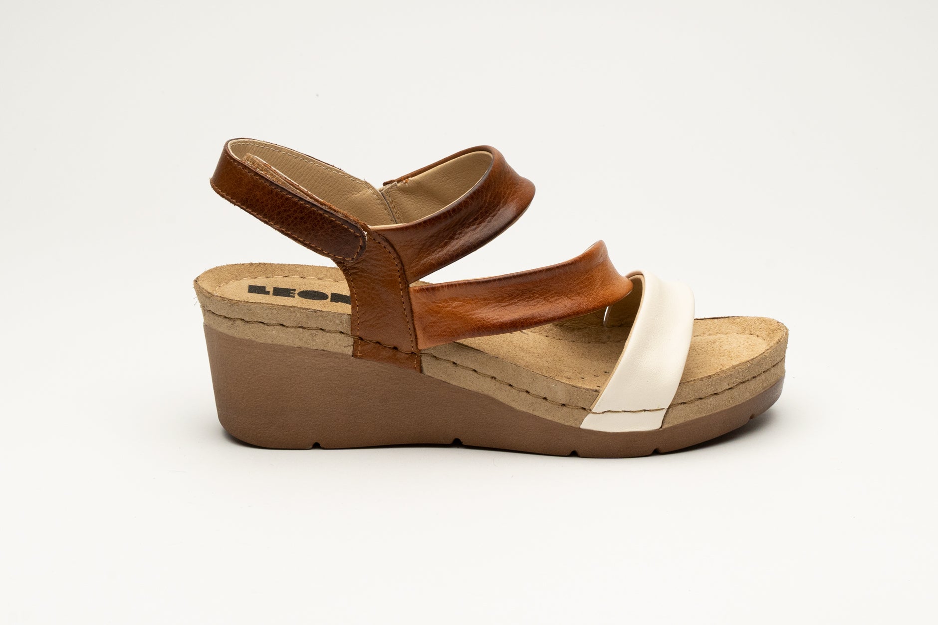 Sofia I dame læder sandaler - brun