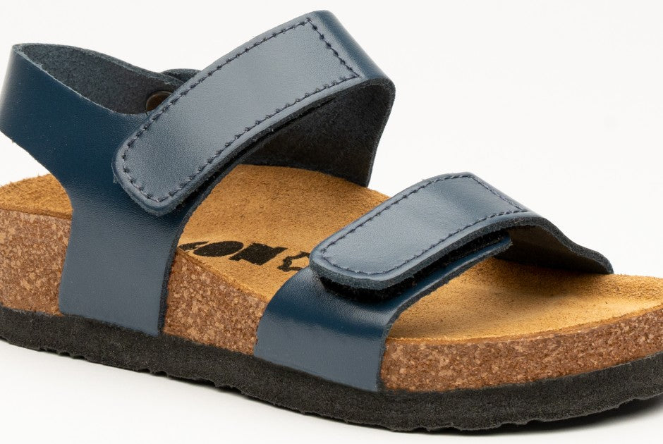 Kai læder børnesandal - blå