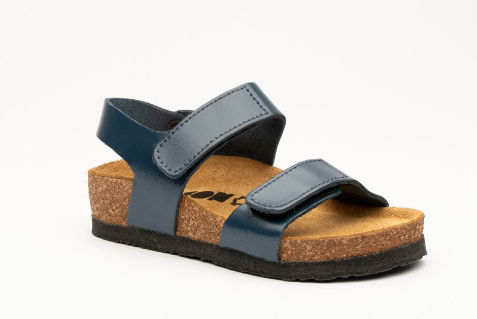 Kai læder børnesandal - blå
