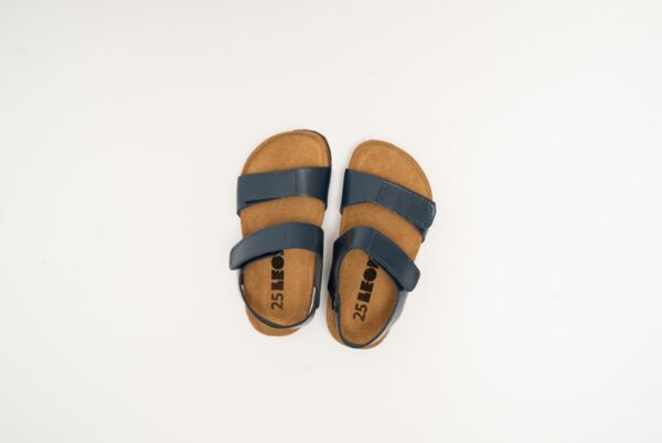 Kai læder børnesandal - blå