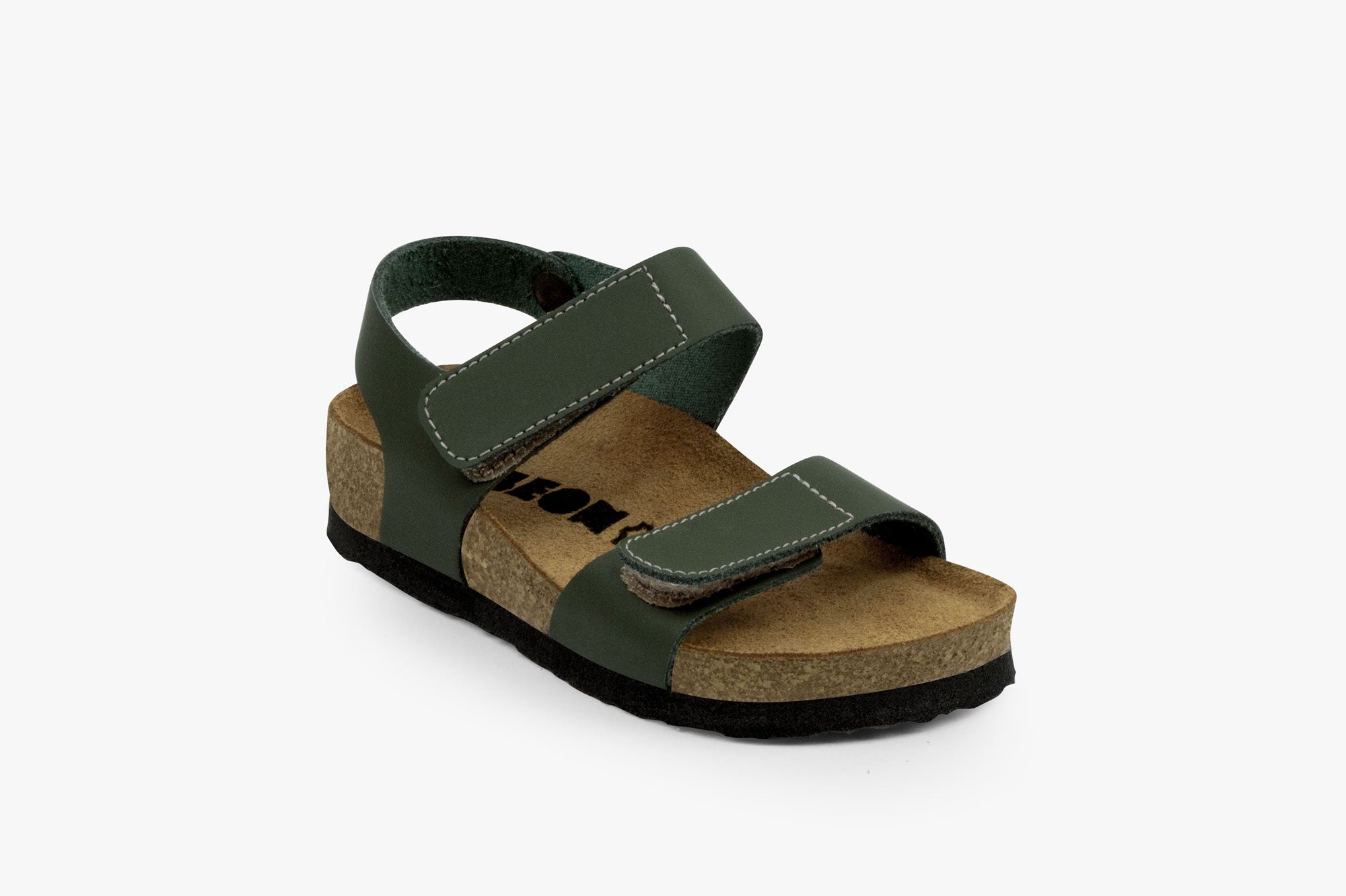 Kai børne læder sandal - grøn