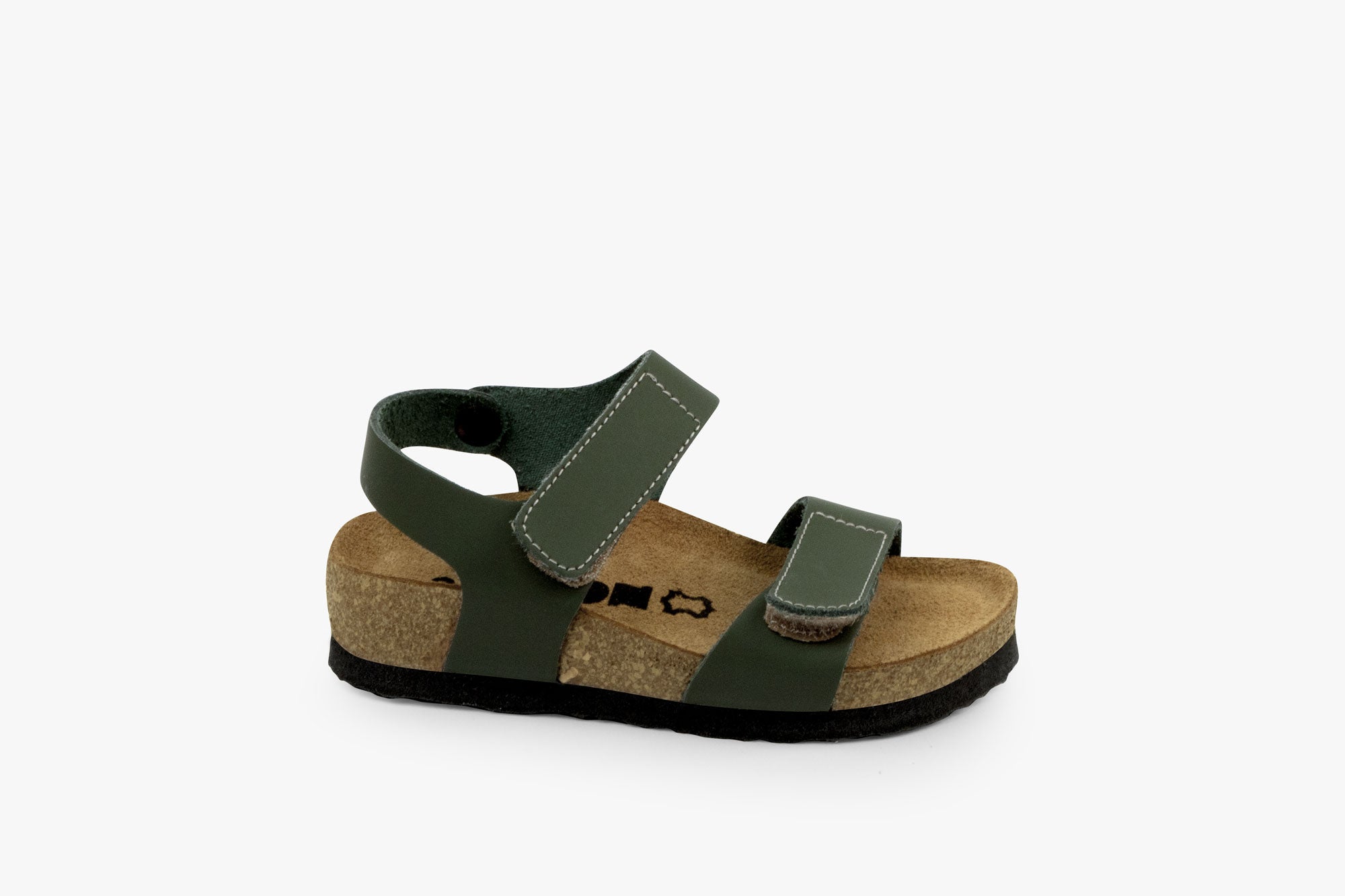 Kai børne læder sandal - grøn