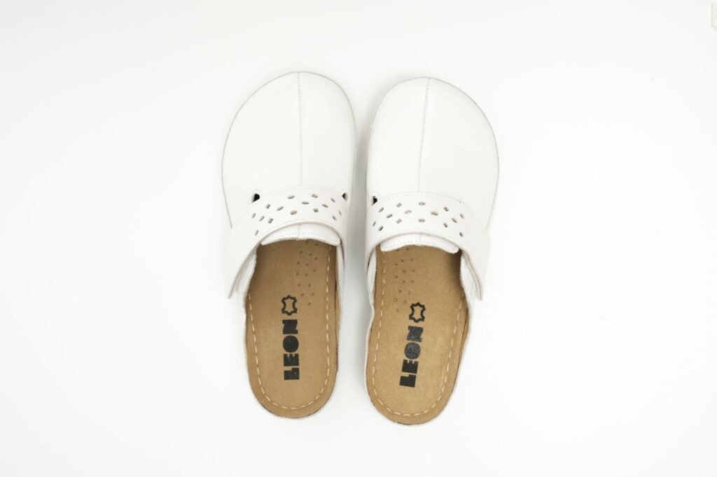 Lara Læder Clogs - Hvid