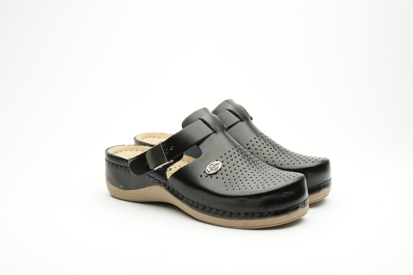 Lana Læder Clogs - Sort