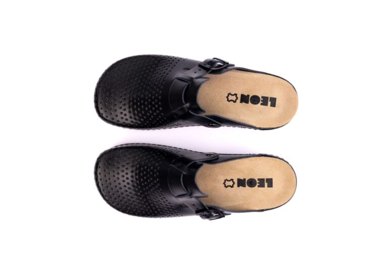 Nora IV Læder Clogs - Sort